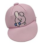 Kawaii Kart� | BT21 Baseball Cap Coin Pouch with Keyring | BT21 Merchandise for BTS Army and Kpop Lovers | Cooky