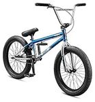 Mongoose Legion L60 Kids Freestyle BMX Bike, Intermediate Rider, Boys and Girls Bikes, Hi-Ten Steel Frame, 20-Inch Wheels, Blue