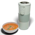 JustMe. The smallest soup maker - the biggest results. Soups and smoothies. Blender. auto-clean. Sage green