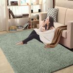 Luxe Home Carpet Super Soft Anti Slip Vegas Rugs for Bedroom, Livingroom (Pastel Green, 3x5 Feet)