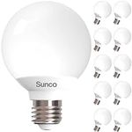 Sunco Lighting 10 Pack Vanity Globe