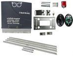 Premium SilverView German Technology 550W 1200KG Gear System Electric Sliding gate Opener Motor (13month warranty) with Obstacle Sensor and 5 Gear Rack for Total Gate Length 16.5Feet Approx