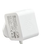 Raspberry Pi 5 Official 27W USB-C Power Supply - White Colour