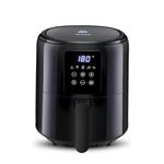 KENT Star Air Fryer | 4 L Capacity | Fry, Grill, Roast, Bake | 80% less oil | 80˚C to 200˚C | 60-minutes timer | Auto shut off | Black