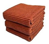 Kitchen Hand Towels: Maroon Rust 10
