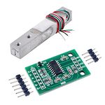 DIYmalls Load Cell 20 kg Weight Sensor Electronic Digital Scale+ HX711 AD Amplifier Module for Arduino Raspberry Pi (20kg)