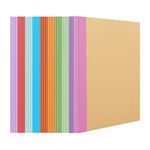 38 Pack Composition Notebooks Bulk, Kraft Cover Lined Blank College Ruled Composition Travel Journals with Rainbow Spines For Women Students Business, 60 Pages, 8.3”x 5.5”, A5