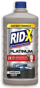 Rid-X Platinum Septic System Treatment, 3 Month Supply of Liquid, 24 Fl Oz