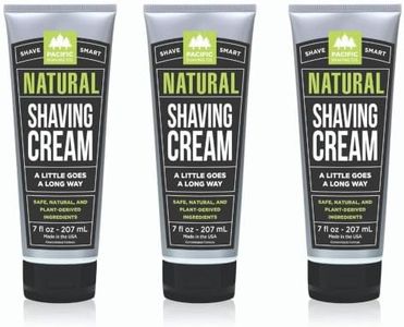 Pacific Shaving Company Natural Men's Shaving Cream, 7 Oz (3 Pack)