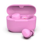 JLab Go Air Pop+ True Wireless Earbuds, In Ear Headphones, Bluetooth Earphones, 35H Playtime Ear Buds, Bluetooth Earbuds with Microphone, USB-C Charging Case, Dual Connect, EQ3 Sound, Pink