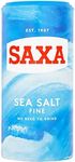 Saxa Sea Salt Fine No Need to Grind, 350 g Drum (Pack of 1)