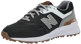 New Balance 997 SL Golf Shoe, Black/White, 14