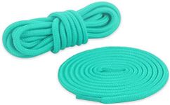 BOROLA 2 Pairs 45" Round Coloured Athletic Shoe Laces for Sports Shoes Boots Sneakers Skates Fits All Adult and Kids (Moonlight)