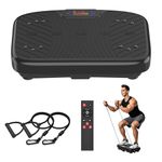 GDCOO Vibration Plate Exercise Machine, Vibrating for Lymphatic Drainage & Weight Loss, Adjustable Speed 1-200 with Remote - Home Fitness Vibration Plate for Women/Men, Whole Body Workout Platform
