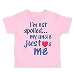 Toddler T-Shirt Uncle I'm Not Spoil