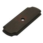 10 Pack - Cosmas B-112ORB Oil Rubbed Bronze Cabinet Hardware Knob Backplate/Back Plate