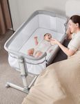 besrey Baby Bassinet Bedside Crib