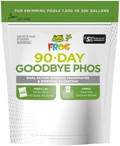 FROG 90-Day Goodbye Phos - Dry Formula Phosphate Remover for Pools up to 30,000 Gallons - Pool Maintenance & Treatment - 3 Pods