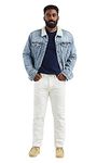 Levi's Men's 501 Original Fit Jean, Optic White, 34x32