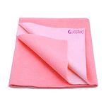 Glassiano Star Waterproof Reusable Breathable Baby Cot Sheet for Babies (Large-100cm X 140cm Color-Salmon Rose)