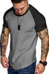 COOFANDY Men Short Sleeve Lifting T