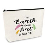 Artist Gift for Women Artist Makeup Bag Art Teacher Appreciation Gift Art Lovers Gifts Cosmetic Bag Artist Painter Gift Art Student Gift Makeup Travel Pouch Artist Themed Gifts Artist Birthday Gift