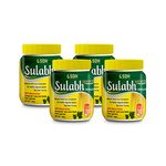 SDH Naturals Sulabh granules 100 % Ayurvedic Supplement for Constipation, Kabz, relives Acidity & Gas. Non habit forming herbal formula, helps improve digestion, Churna Powder safe LaxativG pack of 4 (4x100 gm)