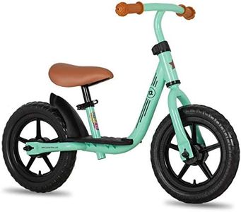 JOYSTAR 10 Inch Kids Balance Bike for 2 3 4 Boys Girls with Footrest 10" Glider Slider Bikes No Pedals Bikes for 18 Months 2 3 4 Years Children Birthday Gifts Green