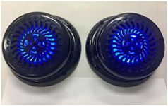 KCHEX 2 Black Wavy Blue LED 5.25" F