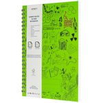 Infinity A4 Lined Wirebound Notebook Spiral Journal Notebook (Pack of 1, Green)