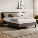 Nectar Bed Frame & Headboard - Gray