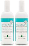Crystal Deodorant Spray (125 mL, 2 Pack) – Thai Mineral Salt, Unscented All Natural Deodorant for Women & Men, Odorless, Free From Aluminum Chlorohydrate