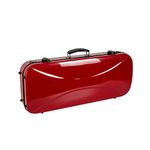 Crossrock Fiberglass Backpack Style Violin Case fits Two 4/4 Full Size with Removable Shoulder Straps-Red (CRF1020DVRD)