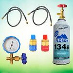 SATYWALI R134 Car AC Gas Filling Kit Compatible with all Car Air Conditioners (Full Kit)