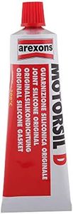 AREXONS MOTORSIL D Orginal RED Motor Paste 60 g Silicone Gasket Gasket High Temperature Engine Sealant Putty for Engine Gaskets Resistant Vibration Absorption Easy Removal