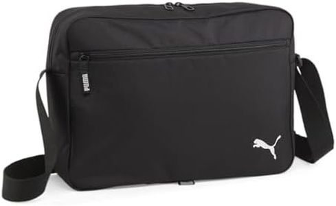 PUMA Team Messenger Bag Sacs à bandoulière Adultes Unisexes, Black, OSFA