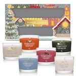 Yankee Candle Scented Candles Gift Set | 6 Mini Filled Votive Candles | Perfect Christmas Gifts for Women | Passport to the Holidays Collection, Signature