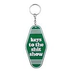 Keys to the Shit Show Keychain Funn