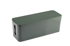 Tidy Up! Wire Bin (Military Green): Cable Organiser/Spike Buster Box/Desk Organiser/Hide Wires