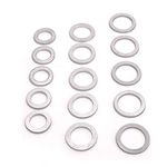 UTSAUTO Oil Crush Washers/Drain Plug Gaskets 15 Packs Replacement for Part # 94109-20000, 94109-14000, 90471-PX4-000 for Honda Accord Acura Civic Ridgeline Odyssey CRV CR-V Pilot Fit Element