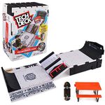 Tech Deck, The Berrics Transforming Park, X-Connect Park Creator, 30-inch Wide Foldable Playset with Storage and Exclusive Fingerboard, Kids Toy for Ages 6 and up