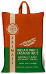 Pride Of India - Extra Long Indian Premium White Basmati Rice, 5 Pound (2.26 Kilo) Reclosable Bag - Naturally Aromatic, Aged, Flavorful, Slender, Non Sticky Grains - Great Value for Money