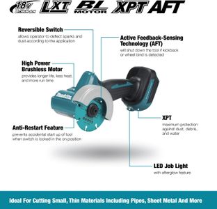 Makita 18V Cordless Disc Cutter – Compact Power Tool