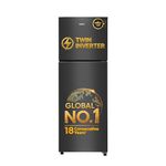 Haier 240 L 2 Star Frost Free Twin Inverter Double Door Refrigerator with Cool Pad for Extended Freezer Cooling & Spacious Fresh Zone (HEF-252EGBA-P, GE Black, 2026 Model)