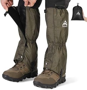 Gaiters for Hiking – Waterproof and Breathable Leg Gaiters for Women and Men Boots, Adjustable Lightweight Shoes Gaiters for Hunting, Hiking, Mountaineering, Snow Gaiters for hiking boots (Green)