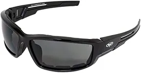 Global Vision Sly Foam Padded Motorcycle Sunglasses Black Frame (Smoke)