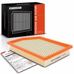 A-Premium Engine Air Filter Compatible with Jeep Cherokee 2014 2015 2016 2017 2018, Flexible Panel, Replace# CA11877, 52022378AA