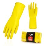 Vgo 5Pairs Reusable Household Gloves, Rubber Dishwashing Gloves, Kitchen Cleaning (Size XL, HH4601) …