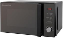 Russell Hobbs RHMO10, Compact Microwave, 8 Pre-set Menus, Black