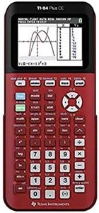 Texas Instruments TI-84 Plus CE Color Graphing Calculator, Radical Red